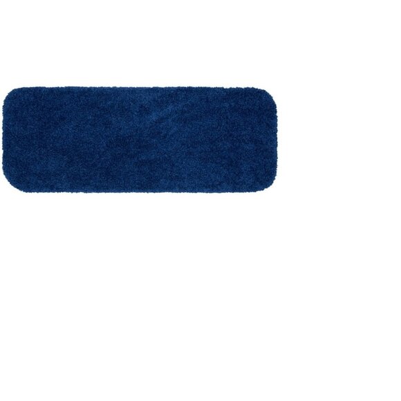 Garland Rug Serendipity Washable Nylon Navy Bathroom Runner 22" x 60" Navy Blue - Picture 1 of 2
